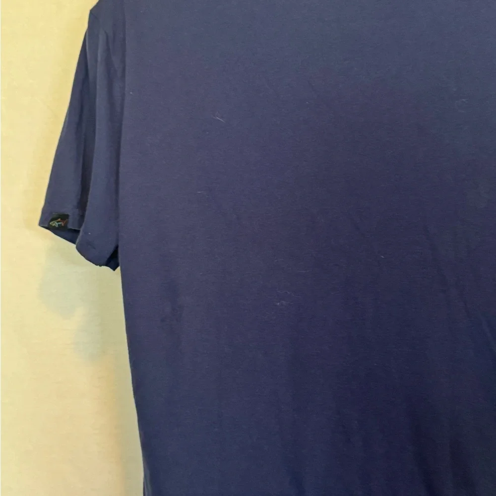 H-3 Men’s Greg‎ Norman Blue Pullover Short Sleeve Tee Shirt Size XL